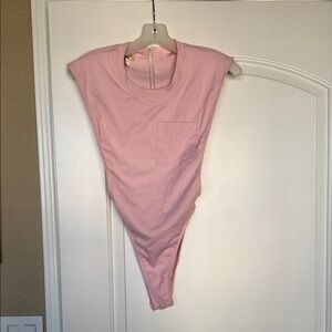 Pink One Piece Swimsuit